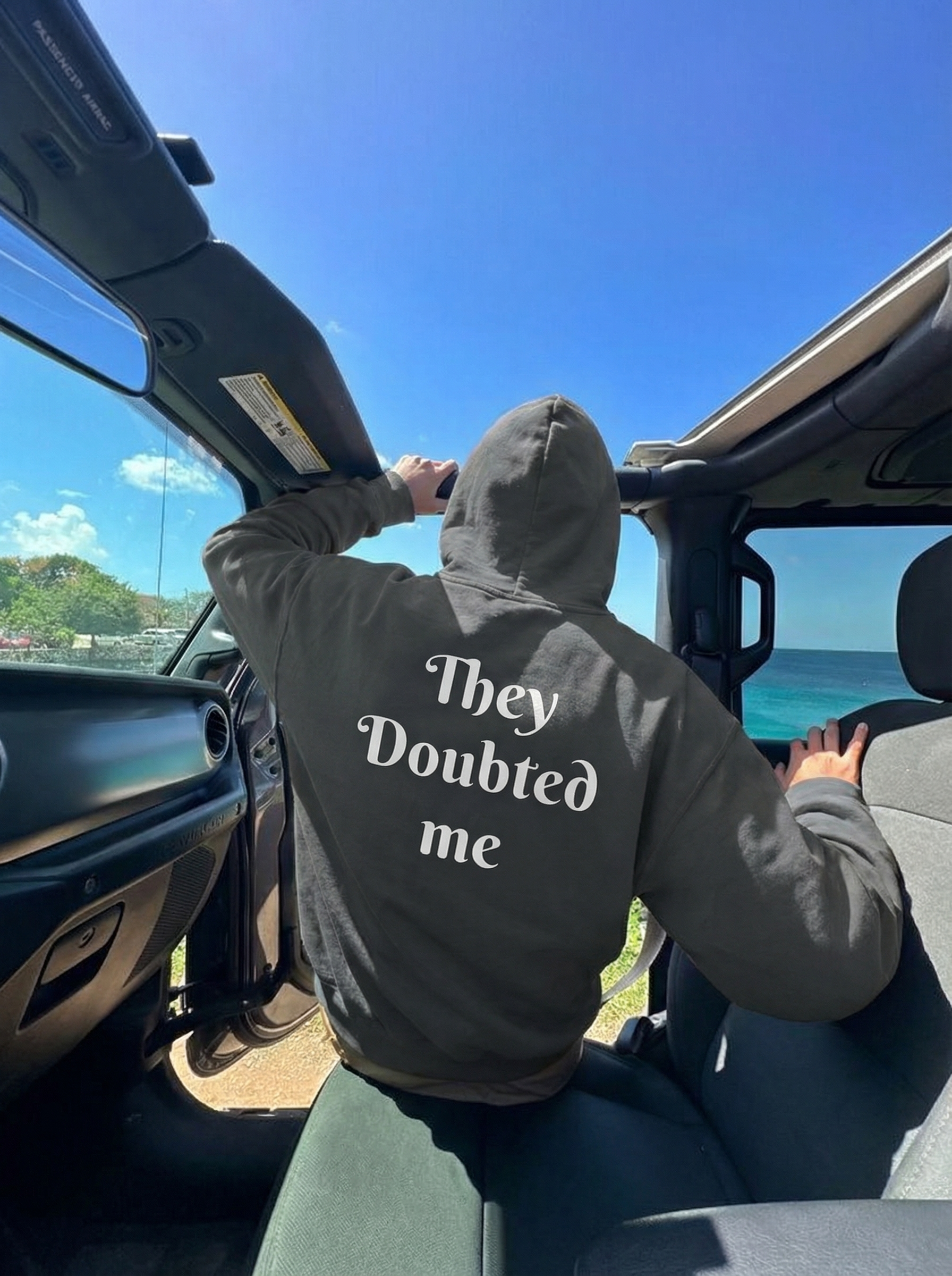 They doubted me Hoodie – Motivational Streetwear Sweatshirt